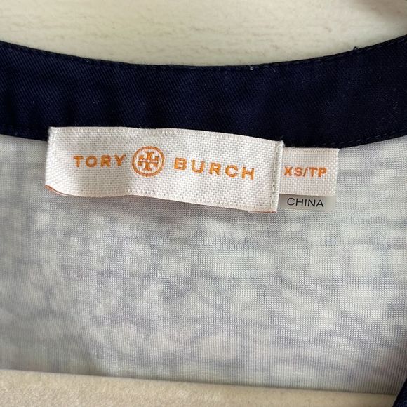 Tory Burch Ponte Blue A line shift dress XS - Picture 2 of 8